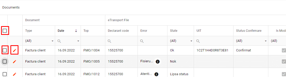 4 - etransport butoane la nivel de grid documents - check box, edit.png