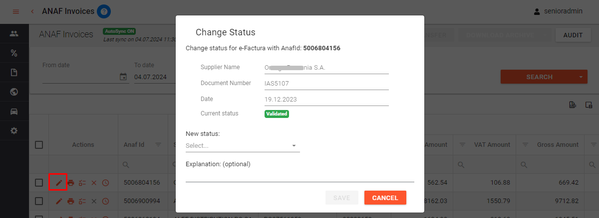 Actiuni pe grid tutorial - change status 1- supplier Anaf invoices.png
