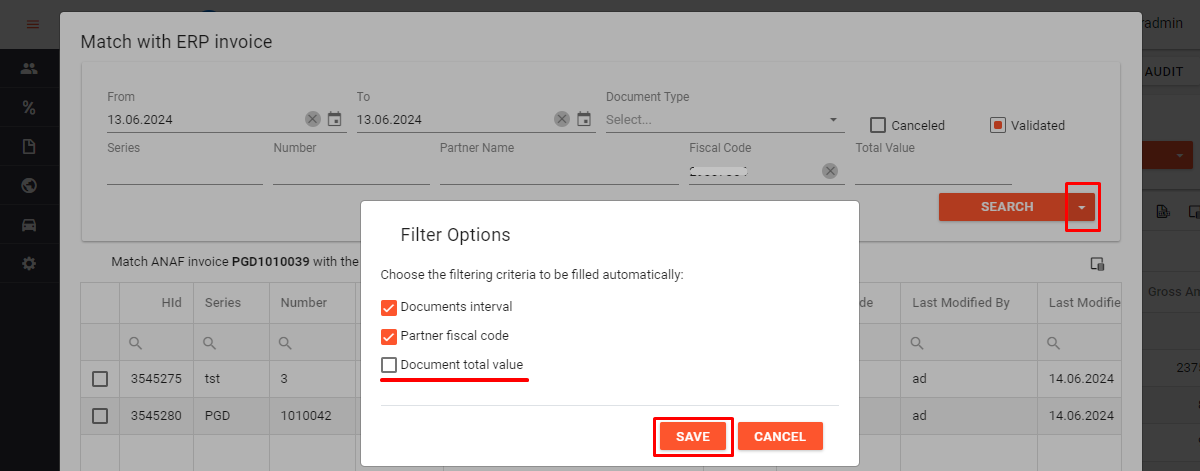 Suppliers ANAF Invoices -forma Match with ERP Invoices - edit filter options.png